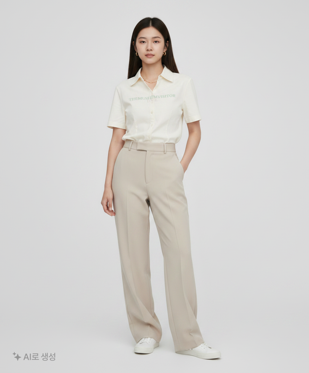 더뮤지엄비지터(THEMUSEUMVISITOR) 캐주얼 셔츠 S