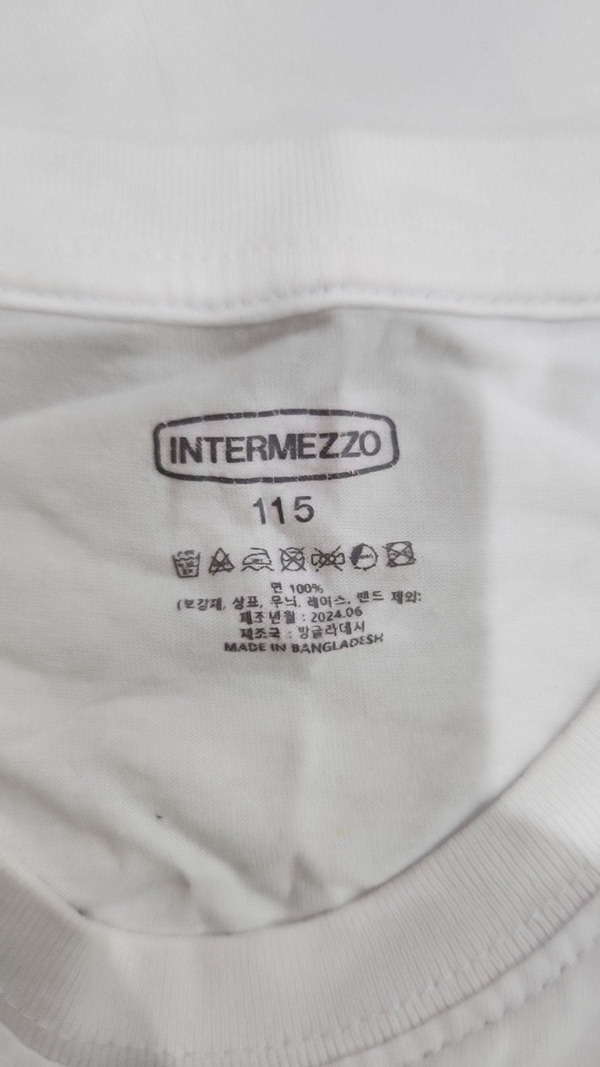 인터메조(INTERMEZZO) 반소매 티셔츠 115