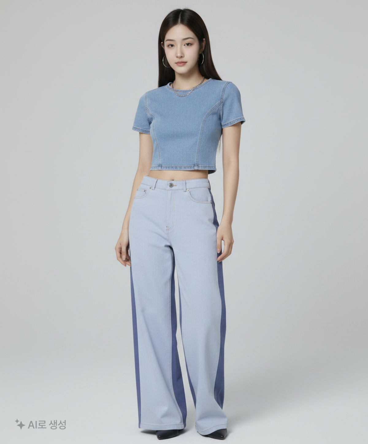 스타일난다(STYLE NANDA) 청/데님 팬츠 M