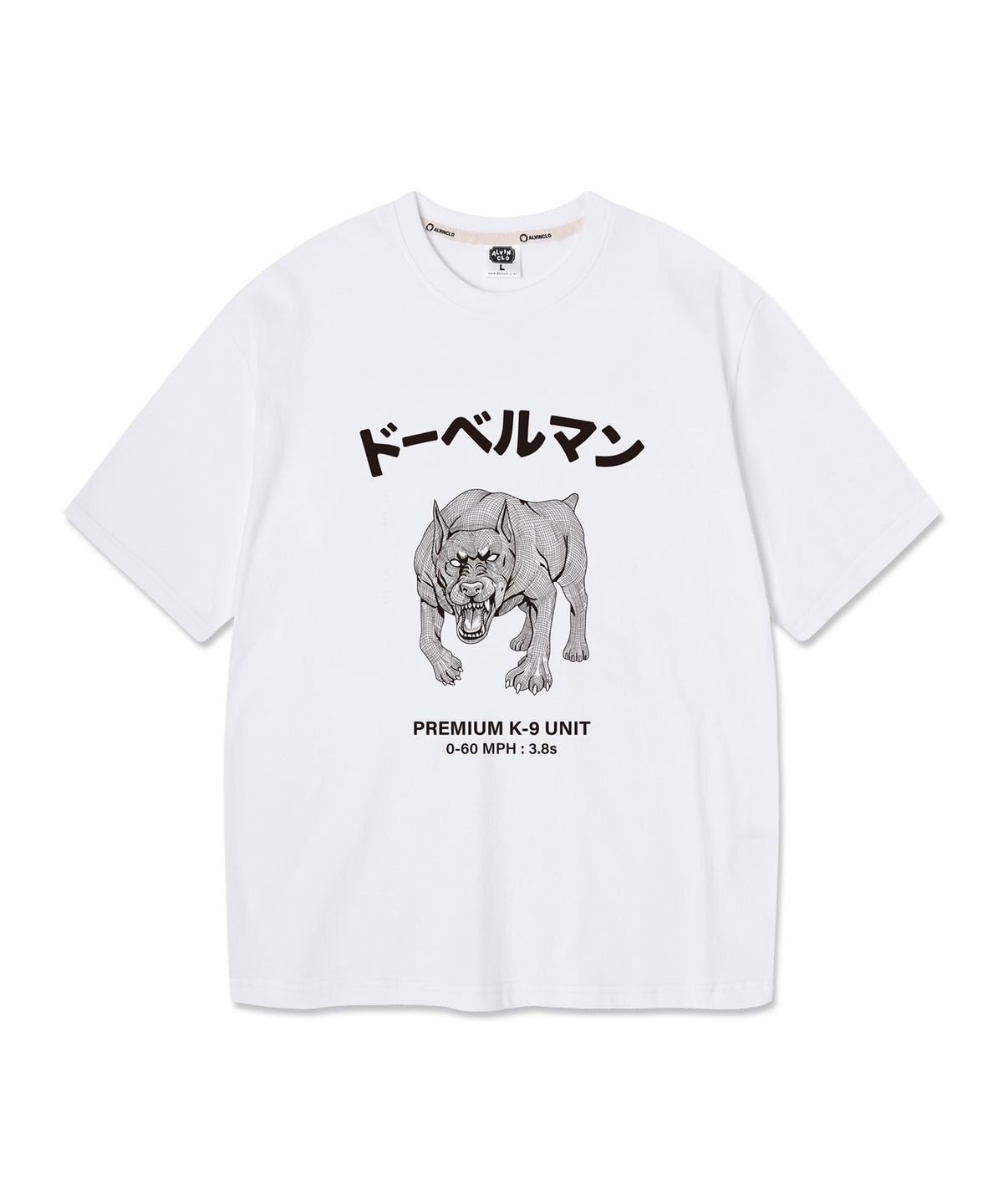 앨빈클로(ALVINCLO) 도베르만 반팔티셔츠 AST3659 (3COLOR)