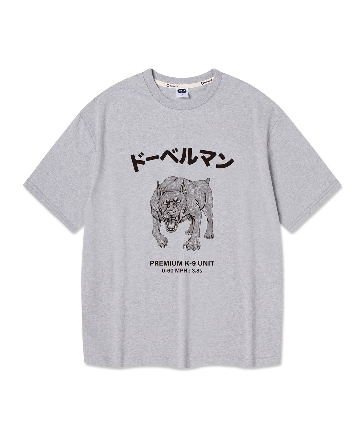 앨빈클로(ALVINCLO) 도베르만 반팔티셔츠 AST3659 (3COLOR)
