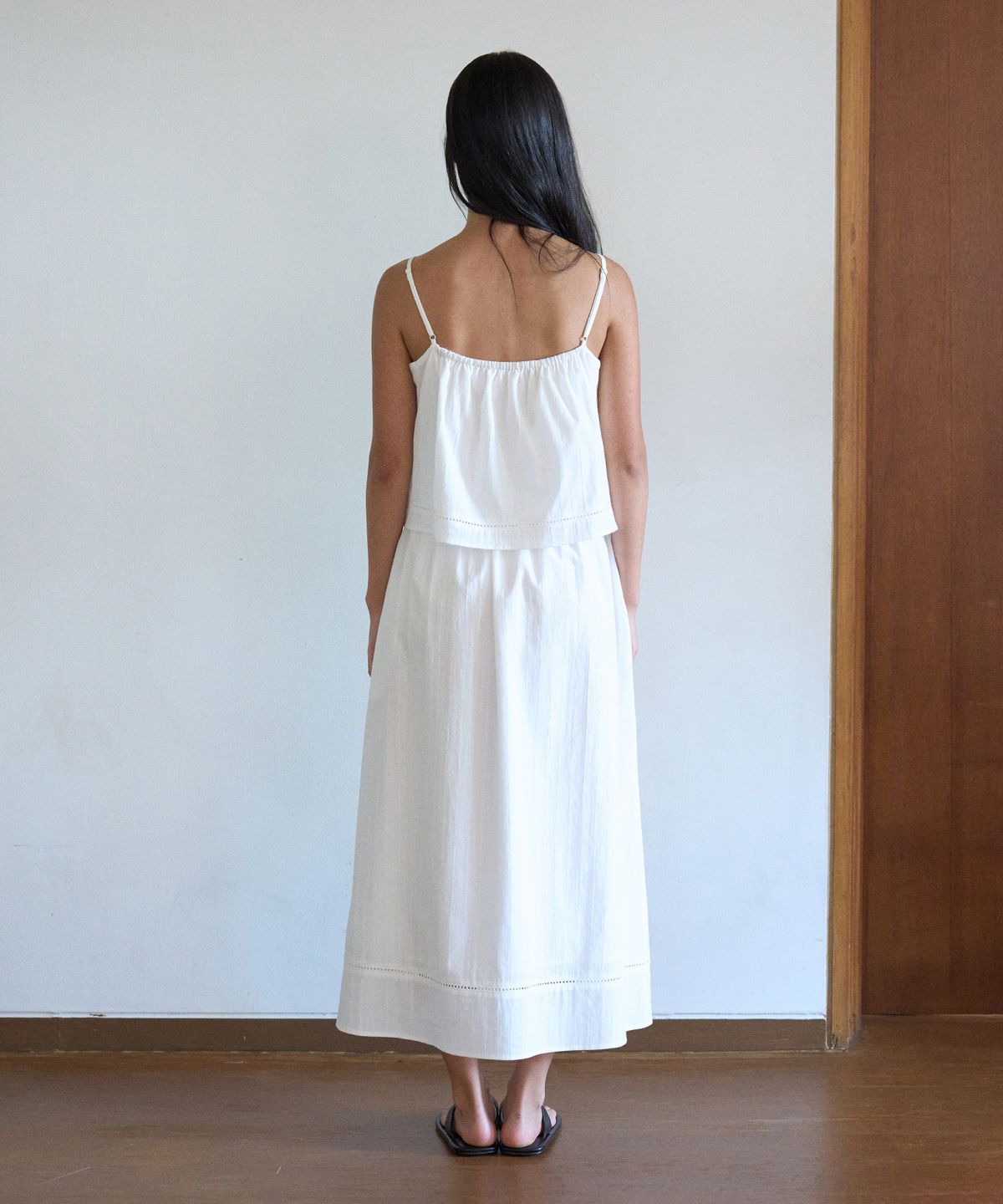 망고매니플리즈(MANGO MANY PLEASE) BRIDGE COTTON ONE PIECE_PURE IVORY