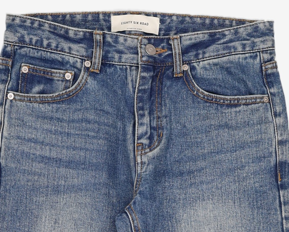 86로드(86ROAD) PACIFIC BLUE ROAD / CROP STRAIGHT 28