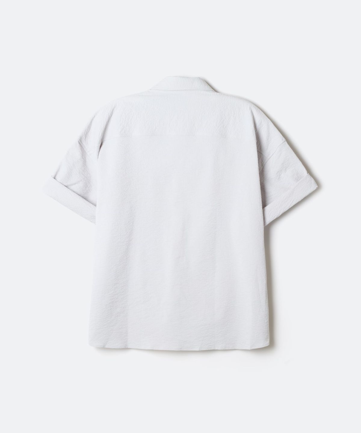 스파오(SPAO) [시티웨어] 오버핏 반팔 셔츠 (RE)_SPYWG37C05