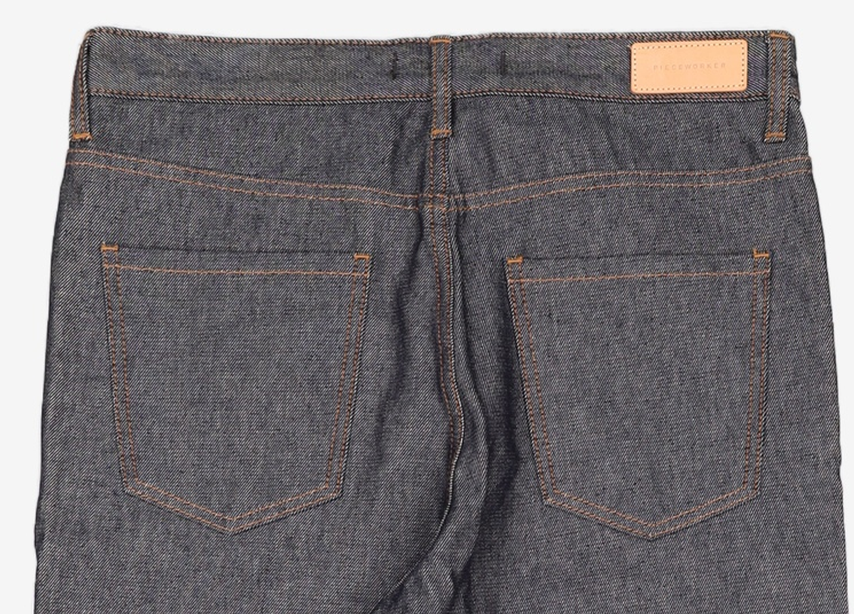 피스워커(PIECE WORKER) Raw Indigo / Semi Wide 32