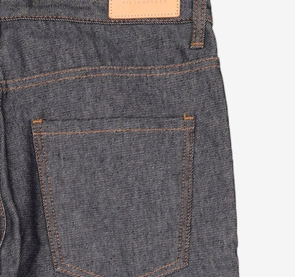 피스워커(PIECE WORKER) Raw Indigo / Semi Wide 32