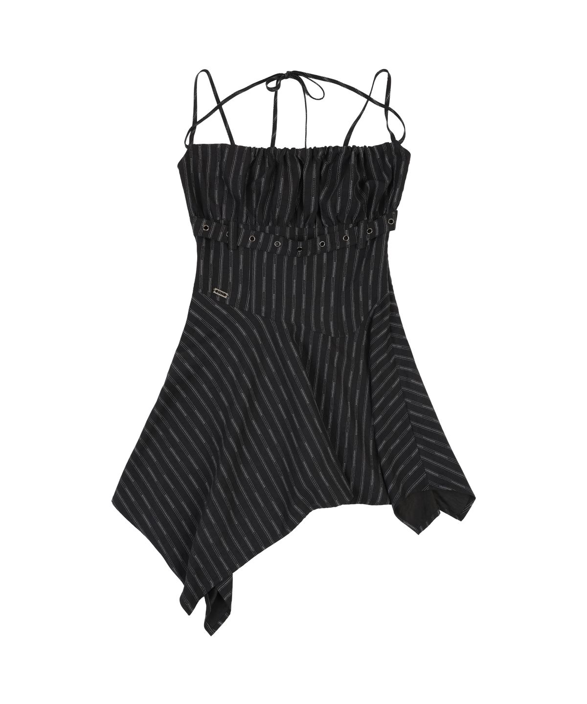 오디너리 홀리데이(ORDINARY HOLIDAY) FLARE SLEEVELESS MINI DRESS [BLACK]