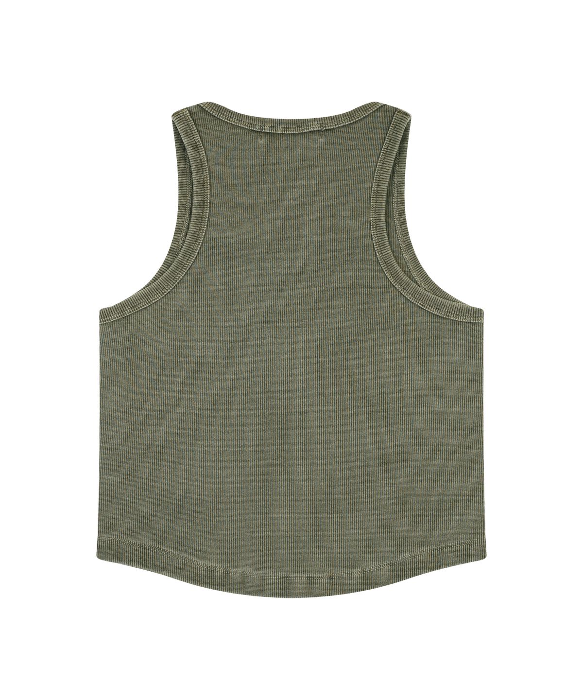오디너리 홀리데이(ORDINARY HOLIDAY) OPEN SIDE SLEEVELESS T-SHIRT [KHAKI]