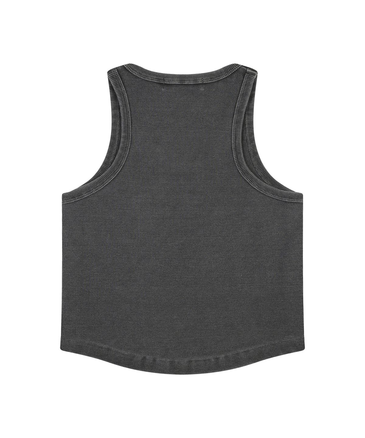 오디너리 홀리데이(ORDINARY HOLIDAY) OPEN SIDE SLEEVELESS T-SHIRT [CHARCOAL]