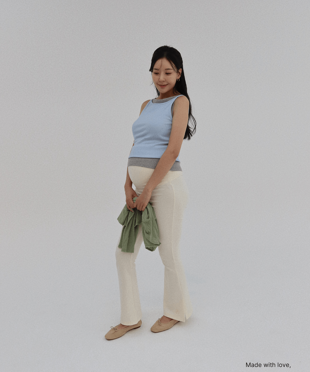 살롱 드 욘(SALON DE YOHN) [FOR MOM] Bootcut Pants