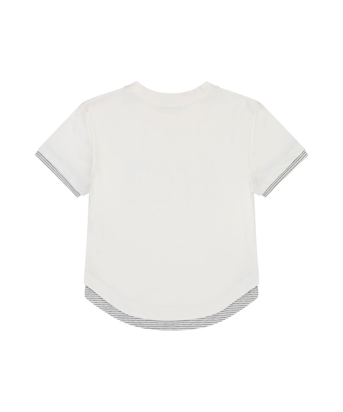 오디너리 홀리데이(ORDINARY HOLIDAY) STRIPE LAYERED T-SHIRT [WHITE]