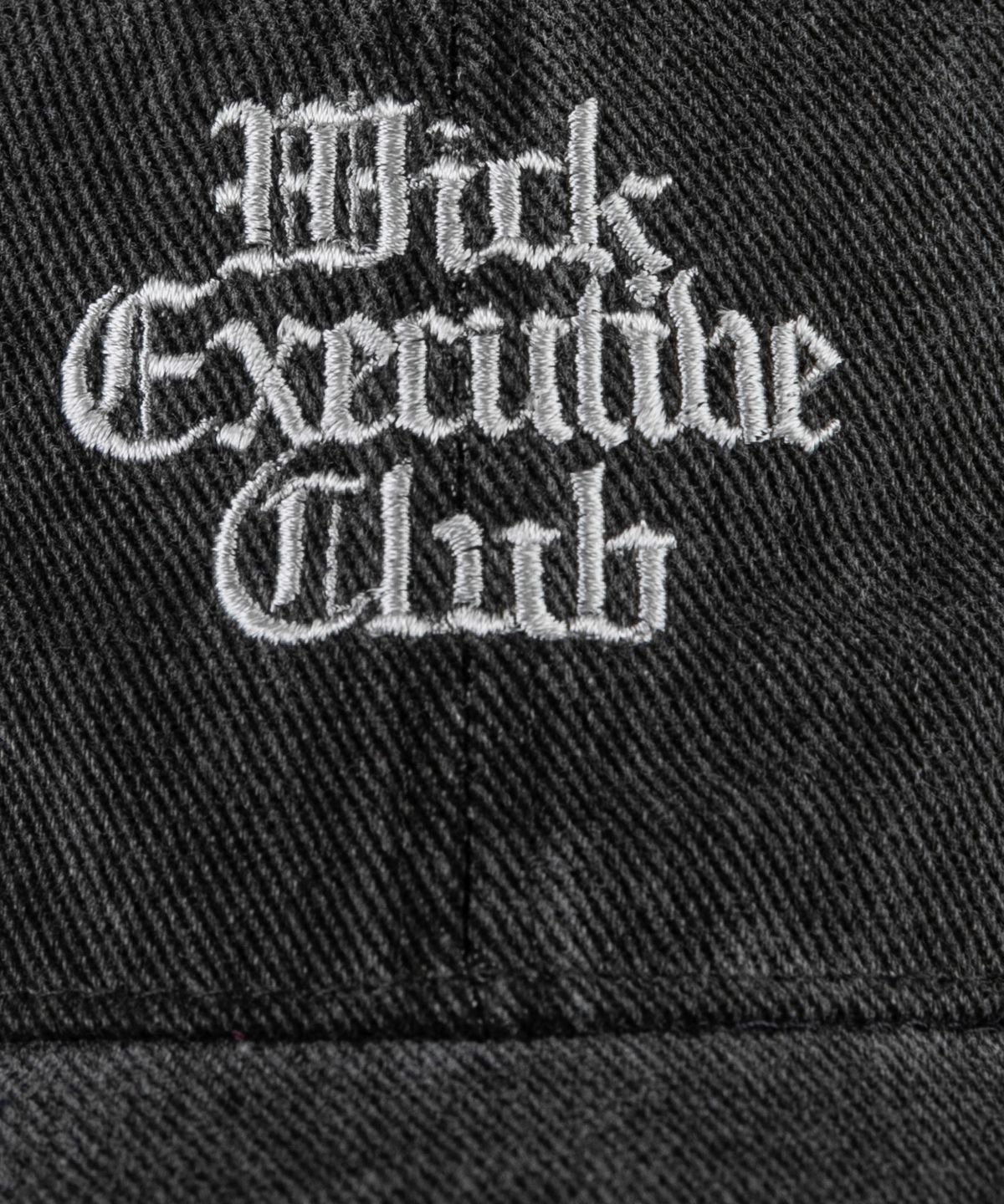 윅(WICK) Executive 클래식 데미지 피그먼트 볼캡-차콜