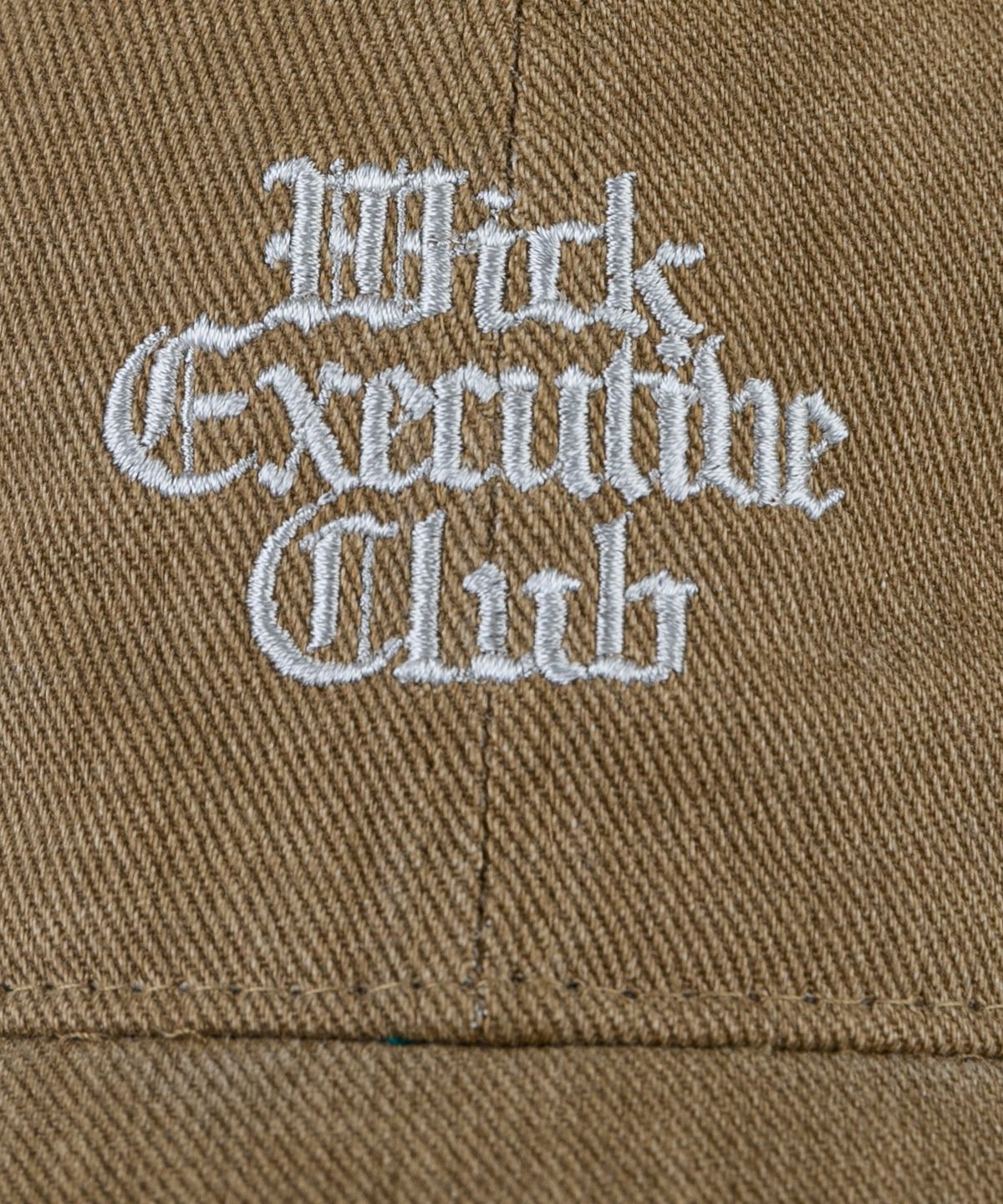 윅(WICK) Executive 클래식 데미지 피그먼트 볼캡-베이지