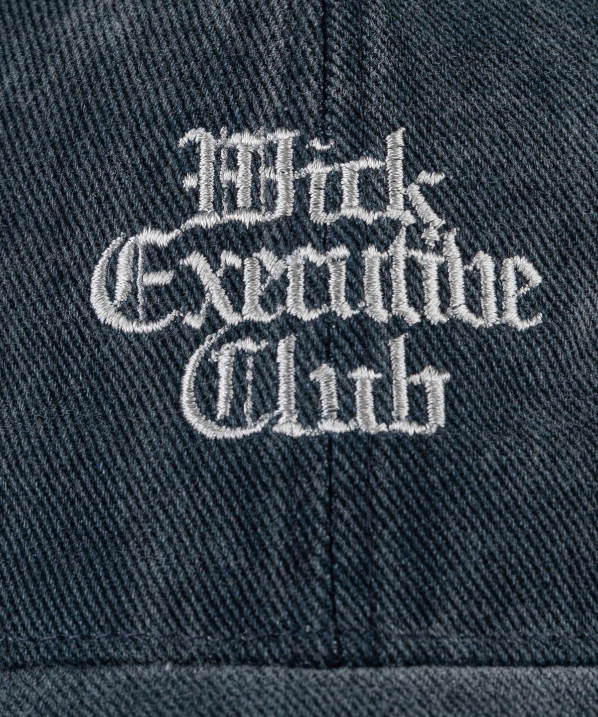 윅(WICK) Executive 클래식 데미지 피그먼트 볼캡-네이비