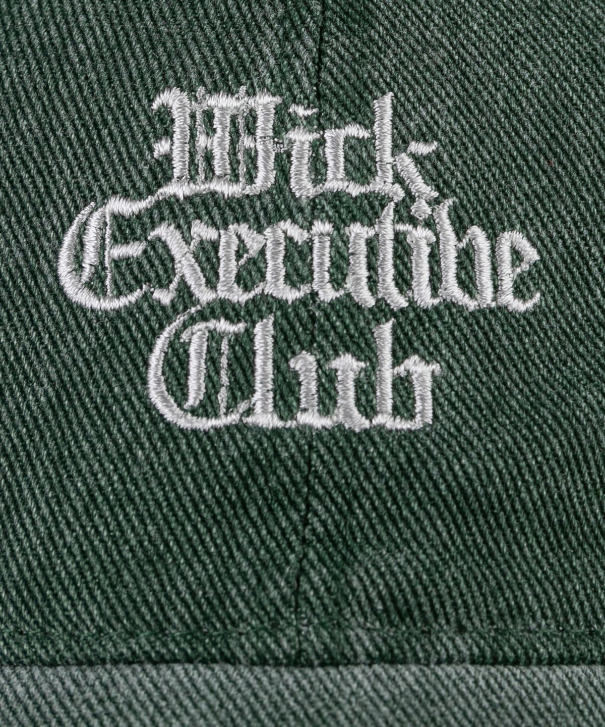 윅(WICK) Executive 클래식 데미지 피그먼트 볼캡-그린