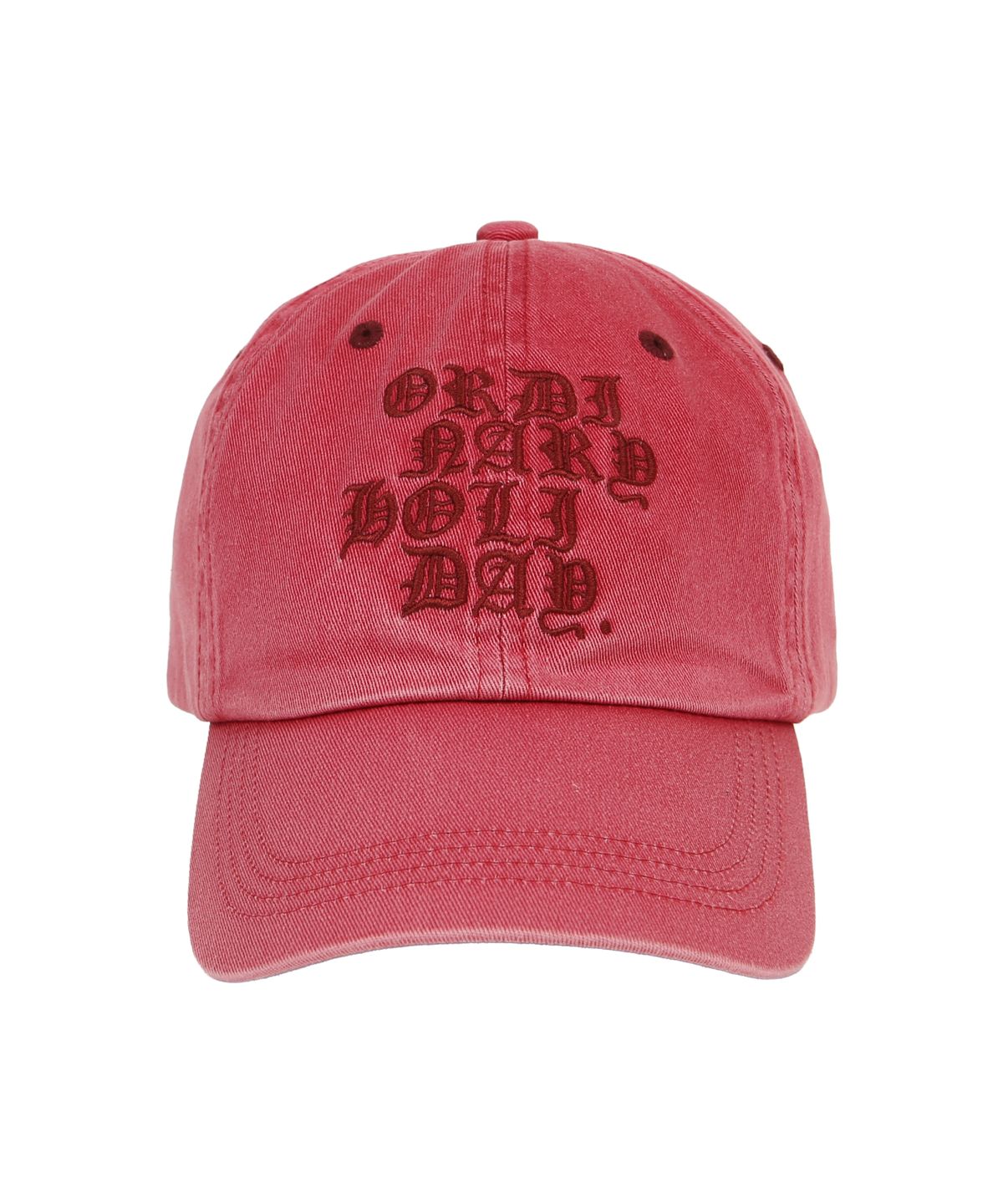 오디너리 홀리데이(ORDINARY HOLIDAY) LOGO BALL CAP [RED]