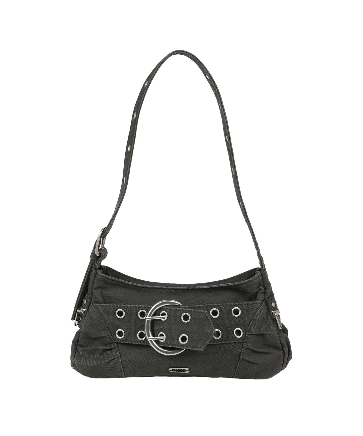 오디너리 홀리데이(ORDINARY HOLIDAY) BELTED DETAIL BAG [CHARCOAL]