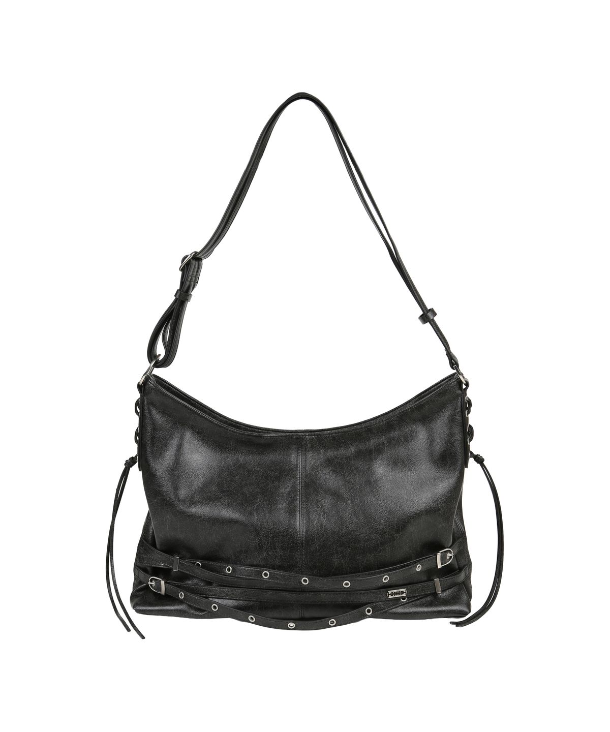 오디너리 홀리데이(ORDINARY HOLIDAY) BELTED BIG BAG [BLACK]