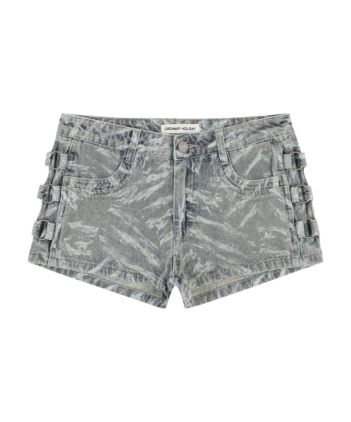 오디너리 홀리데이(ORDINARY HOLIDAY) MICRO DENIM SHORTS [BLUE]