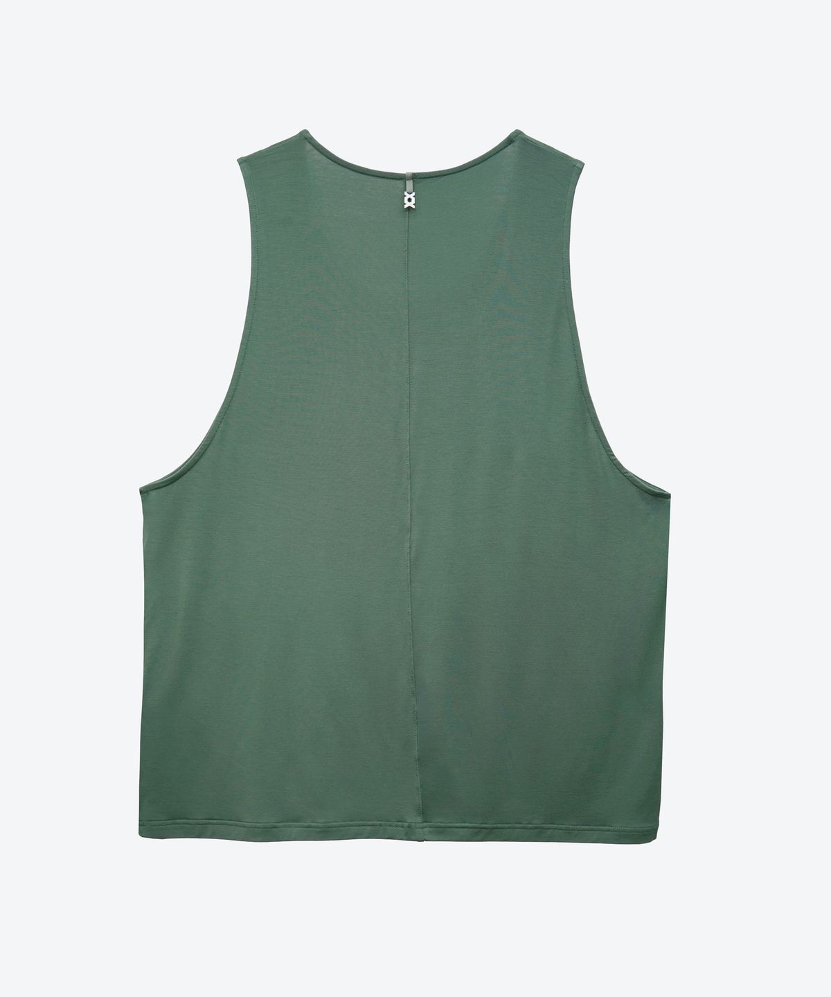언티지(UNTAGE) 와이드 숄더 실키 민소매 티셔츠[Olive Green(UNISEX)]_UTT-ST72