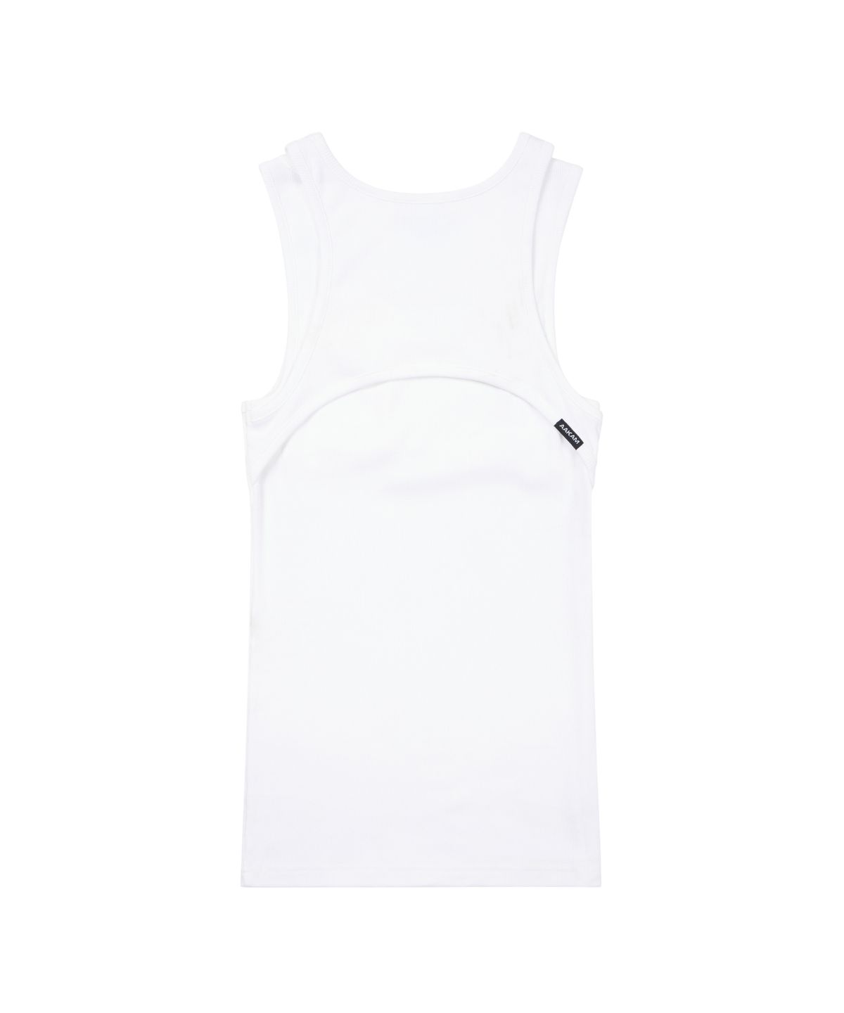 아캄(AAKAM) Back Layered Sleeveless (White)