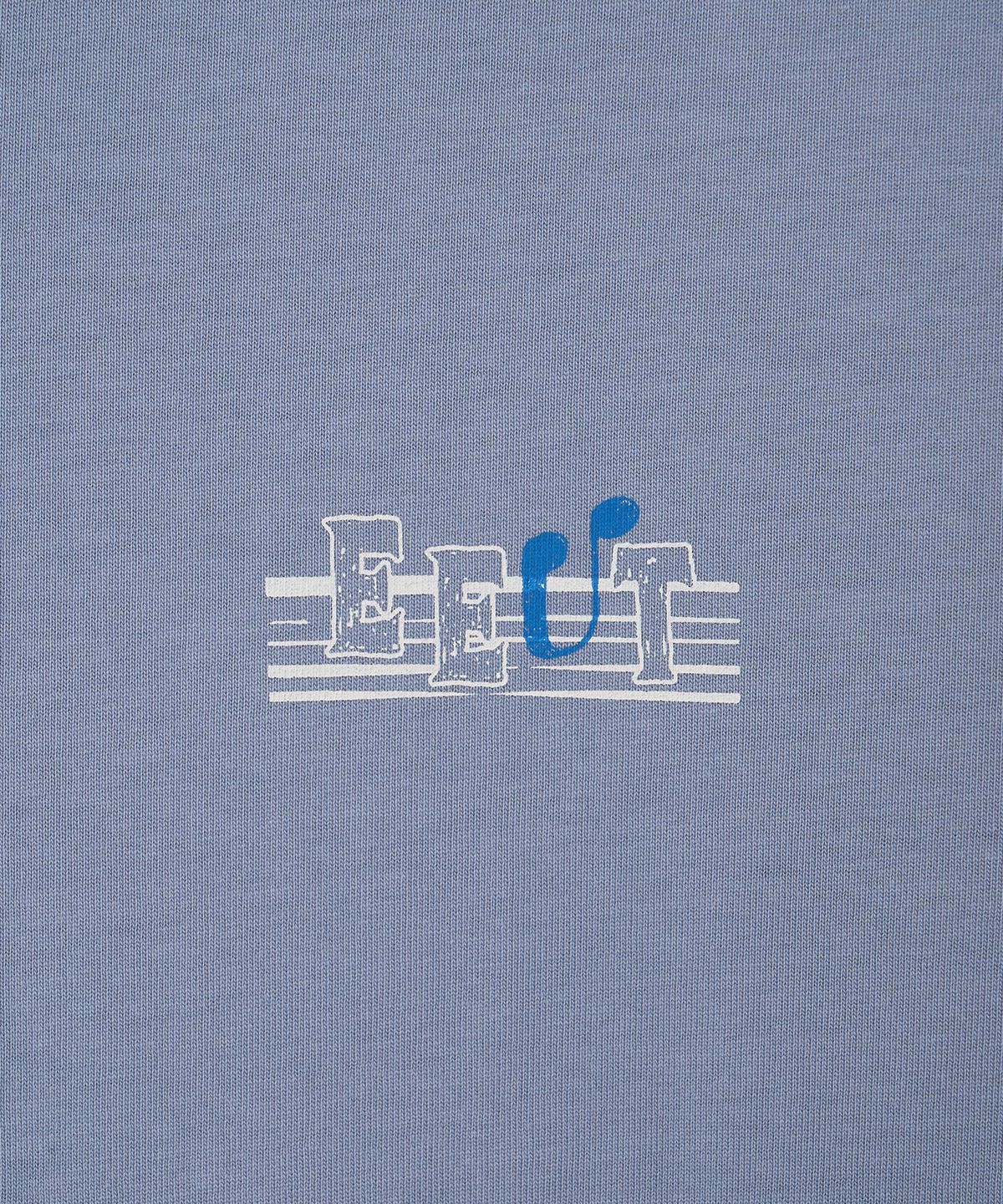 이우트(EEUT) DANCING NOTE T-SHIRT / LIGHT BLUE