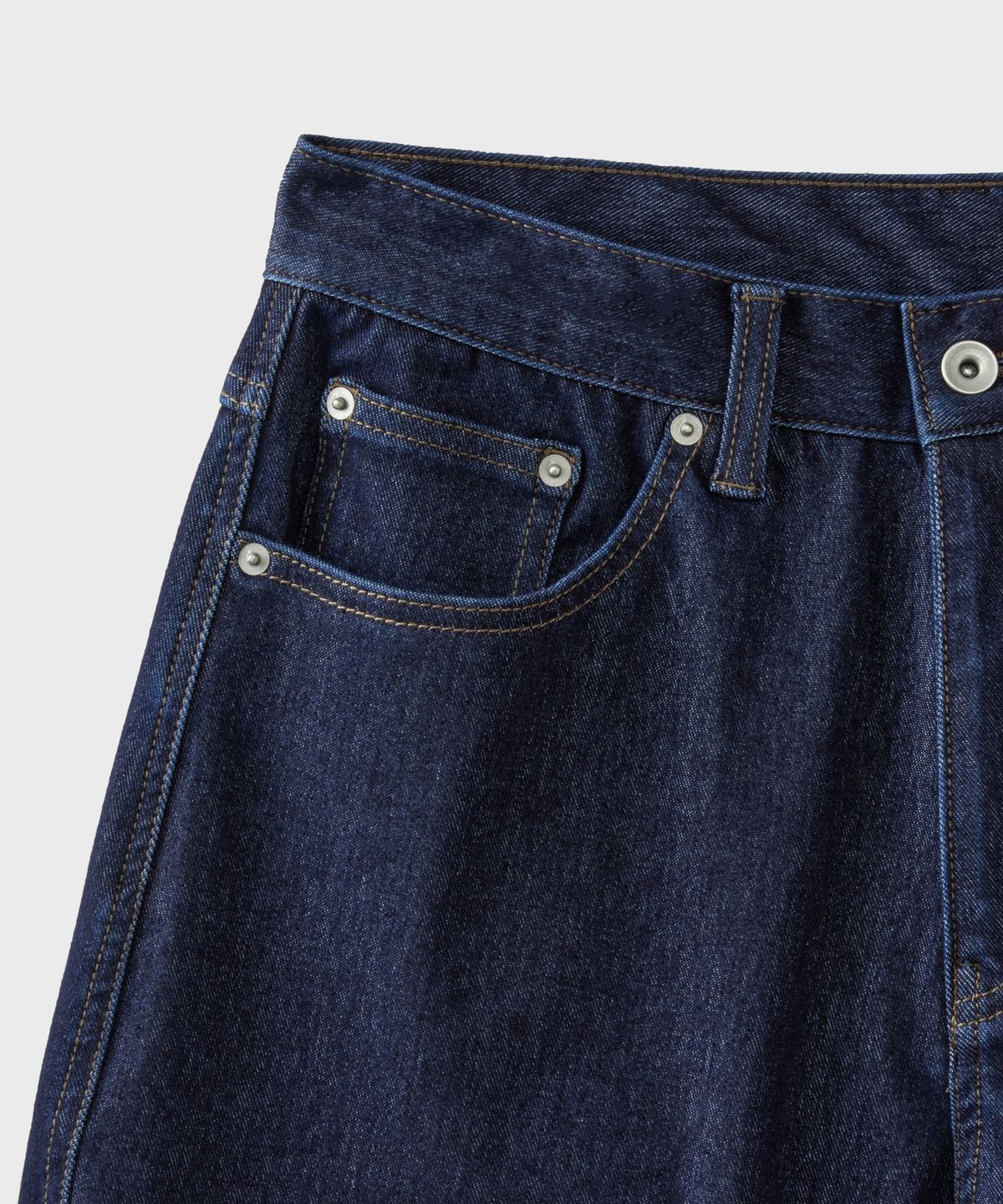 브랜디드(BRANDED) DENIM SWEAT CARPENTER SHORTS [INDIGO]
