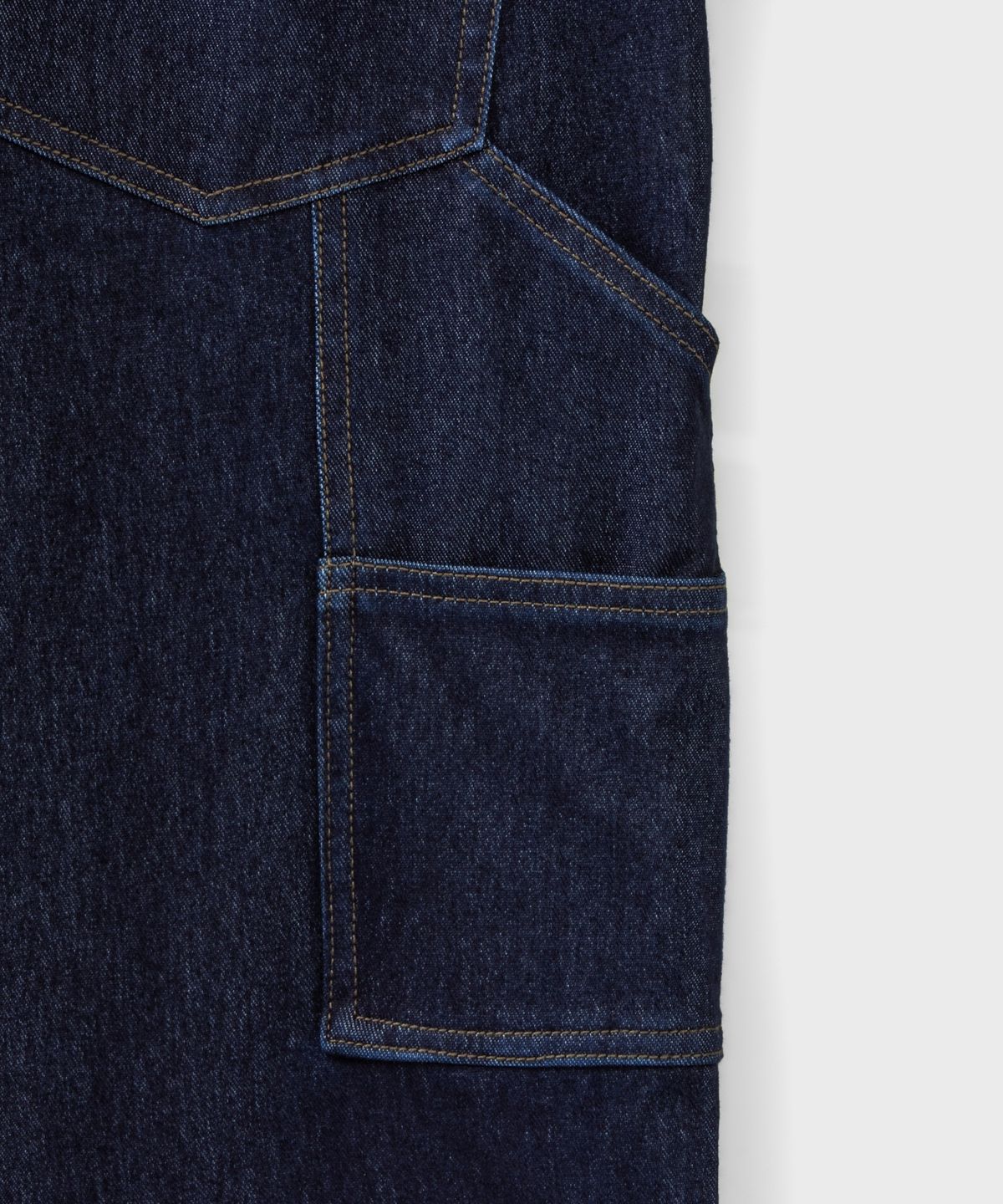 브랜디드(BRANDED) DENIM SWEAT CARPENTER SHORTS [INDIGO]