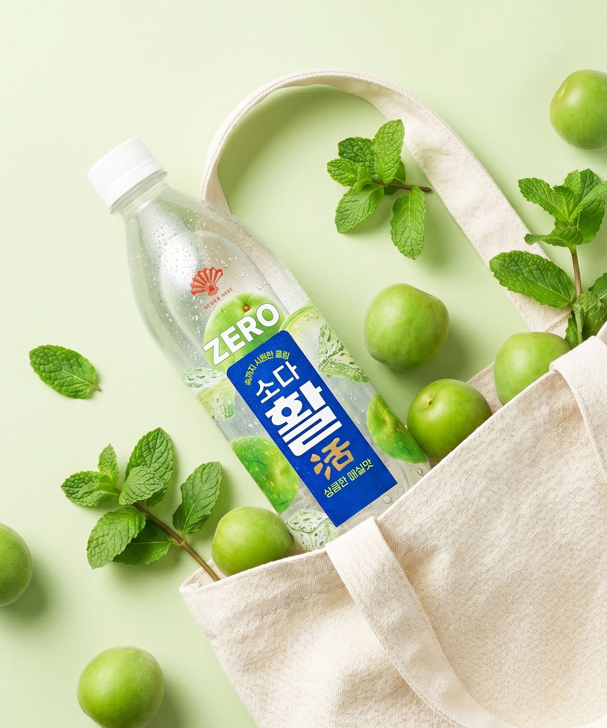 동화약품(DONGWHA) 제로탄산 소다활 매실 500ml 24 PET