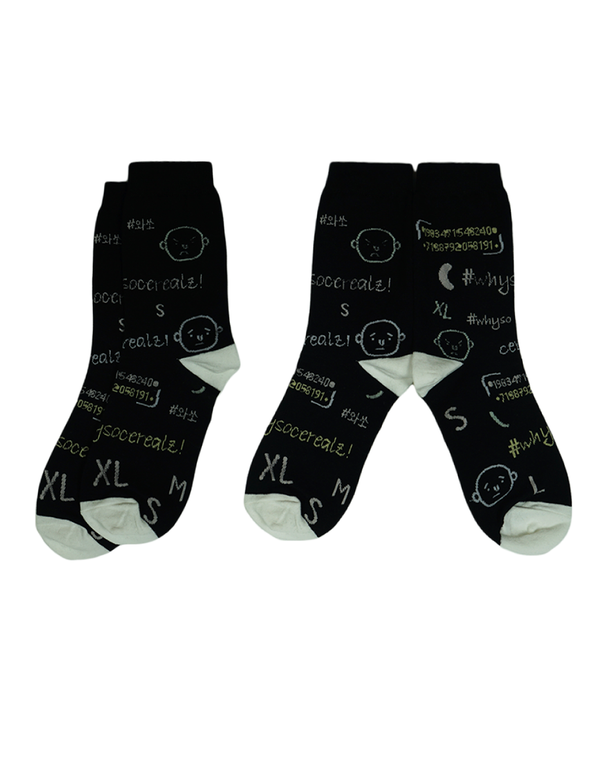 와이쏘씨리얼즈(WHYSOCEREALZ) Stinky Socks (3 pack)