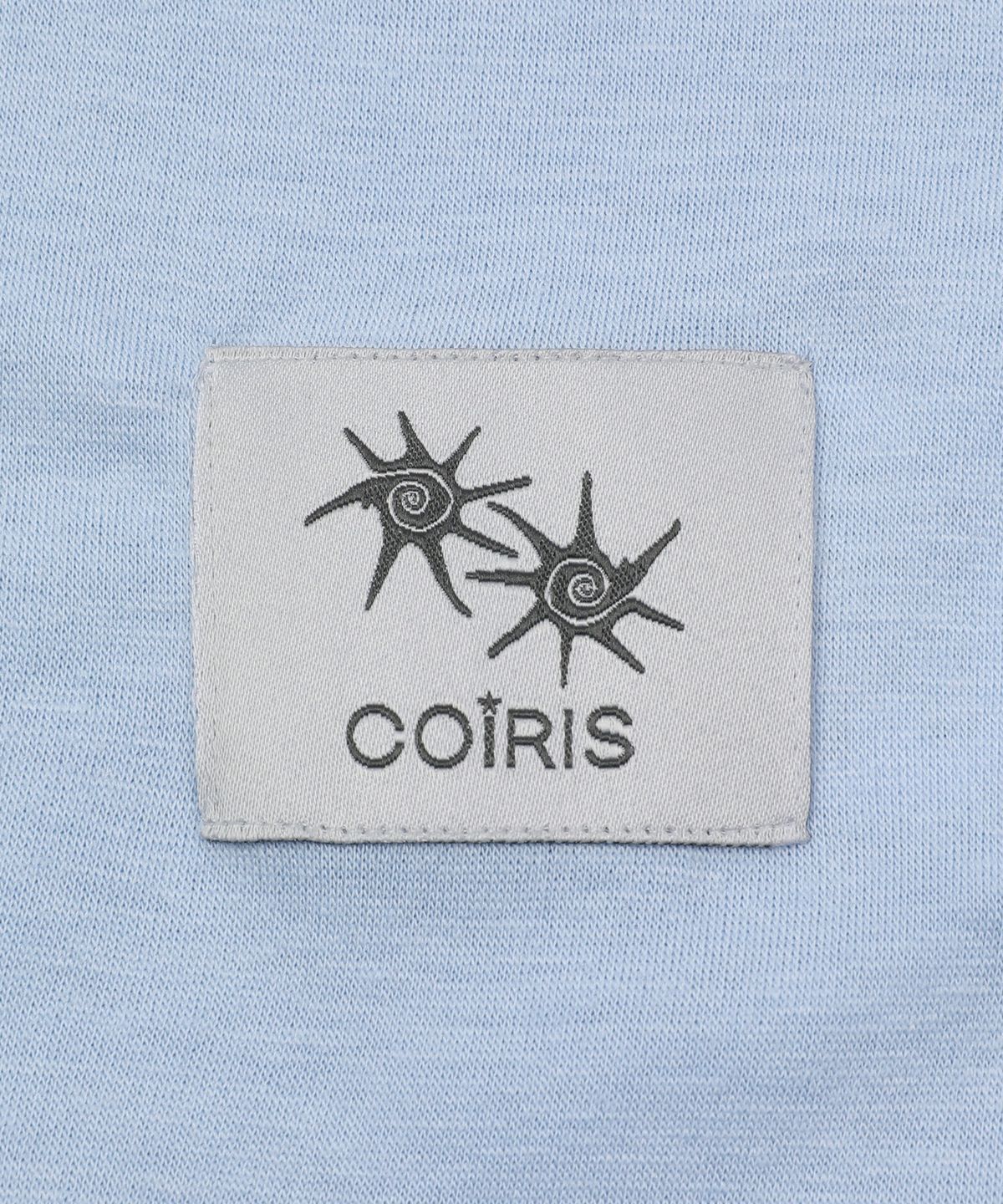 코이리스(COIRIS) 다로 유넥 슬림핏 버튼 긴팔 티 (4컬러)