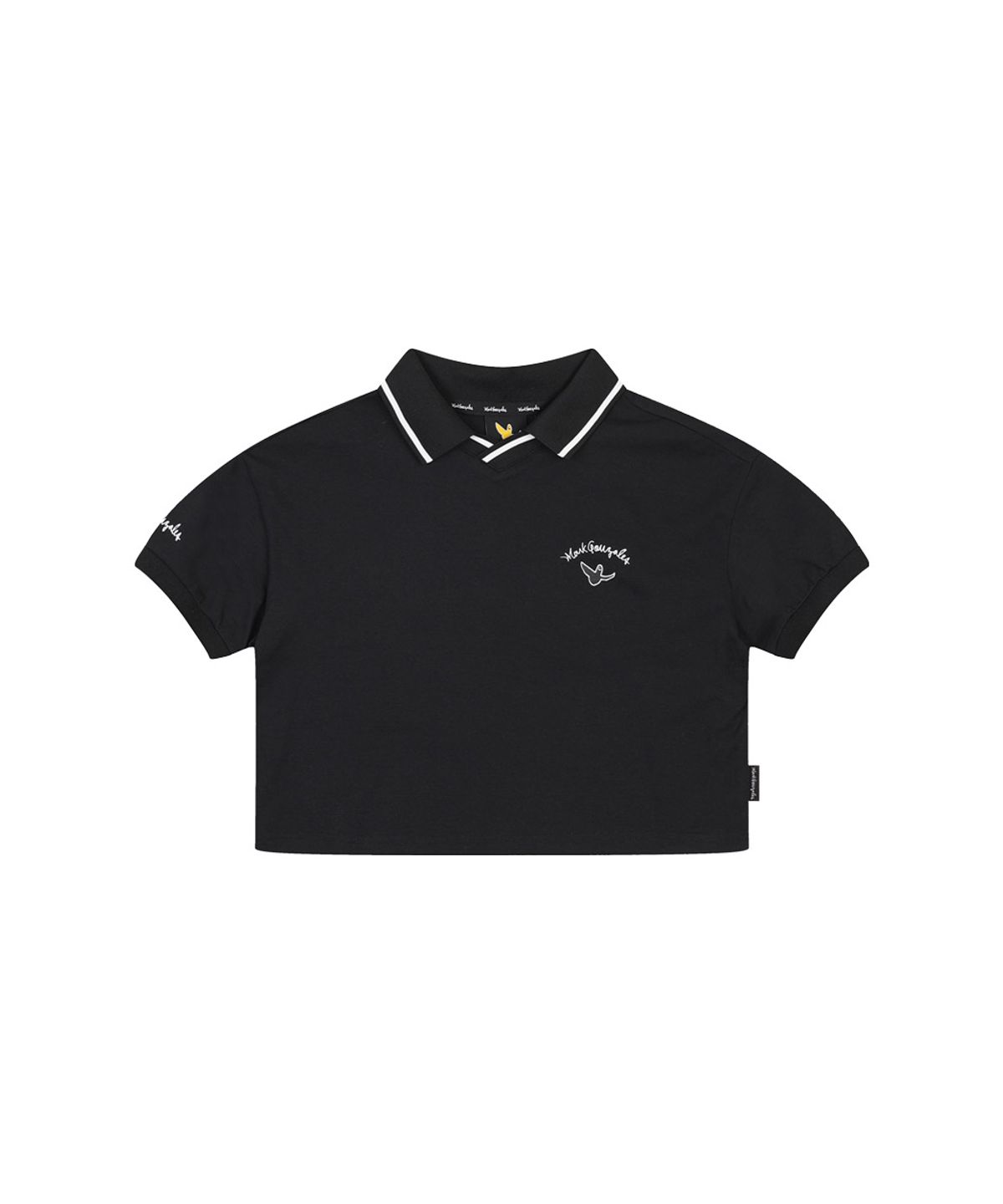 마크곤잘레스 키즈(MARK GONZALES KIDS) 마크 스포티 카라 티셔츠_블랙_MG62TP51BK