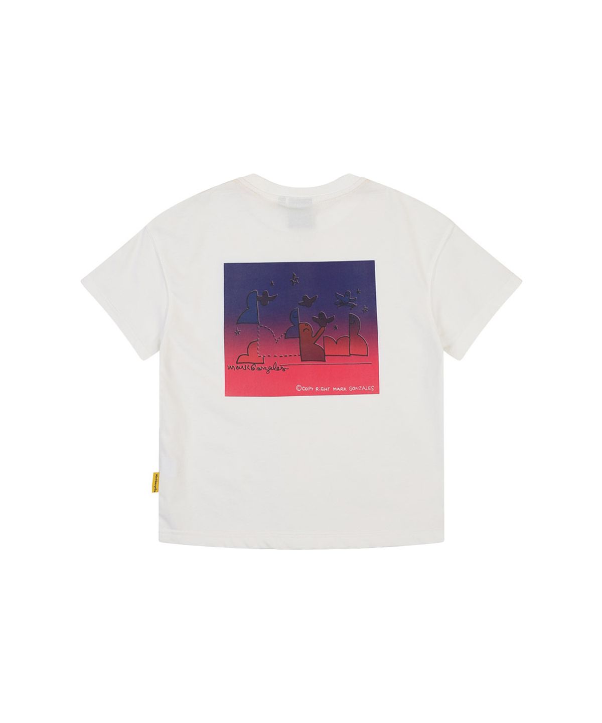 마크곤잘레스 키즈(MARK GONZALES KIDS) 디지털 엔젤 라운드 티셔츠_화이트_MG62TS02WH