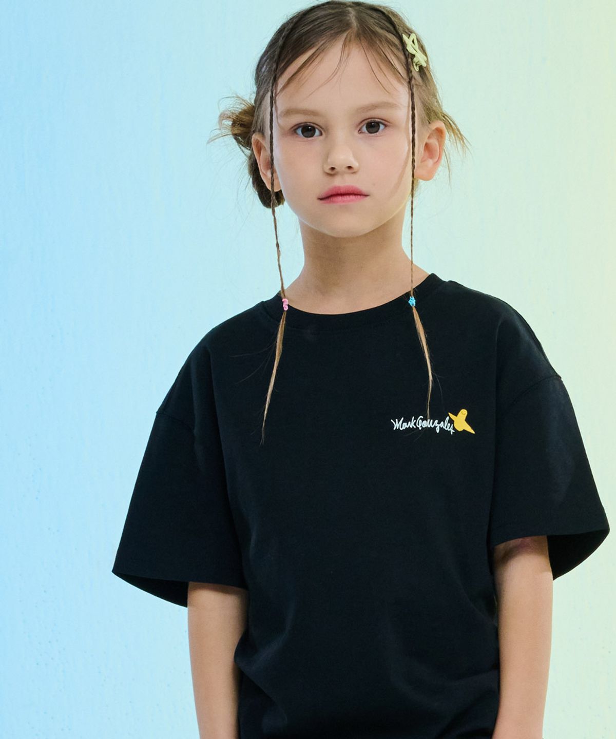마크곤잘레스 키즈(MARK GONZALES KIDS) 엔젤보드 그래피티 티셔츠_블랙_MG62TS10BK