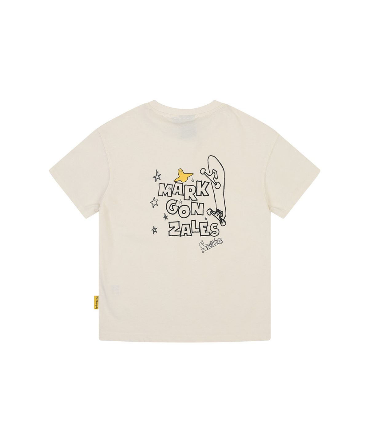 마크곤잘레스 키즈(MARK GONZALES KIDS) 엔젤보드 그래피티 티셔츠_크림_MG62TS10CM