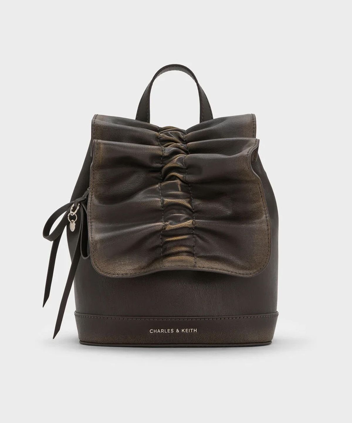 찰스앤키스(CHARLES & KEITH) 카디 러치드 백팩 2colors CK2-60151552