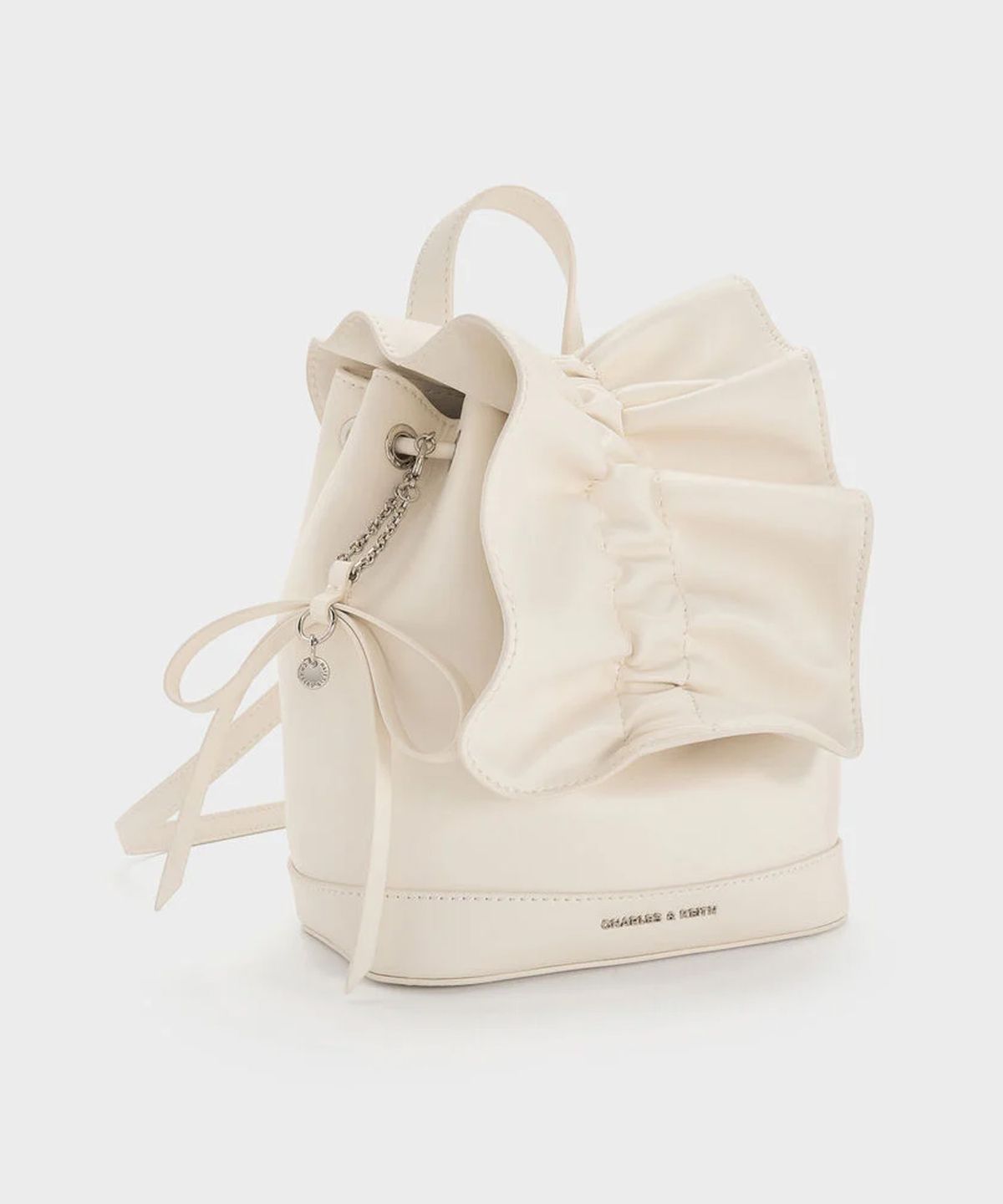 찰스앤키스(CHARLES & KEITH) 카디 러치드 백팩 2colors CK2-60151552