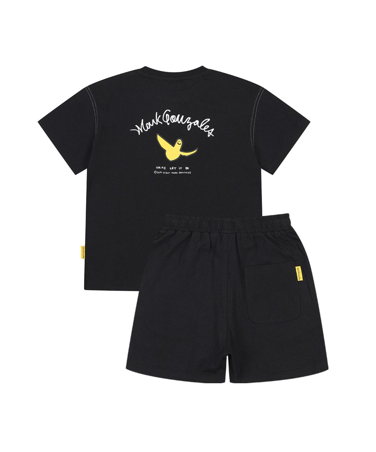 마크곤잘레스 키즈(MARK GONZALES KIDS) 엔젤 스티치 셋업_블랙_MG62UP03BK