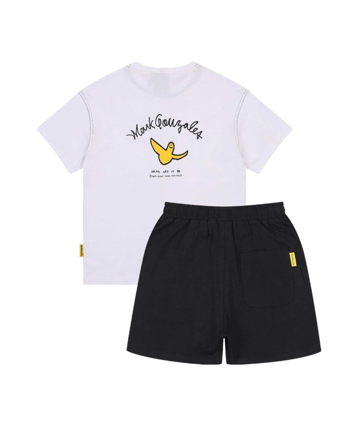 마크곤잘레스 키즈(MARK GONZALES KIDS) 엔젤 스티치 셋업_화이트_MG62UP03WH