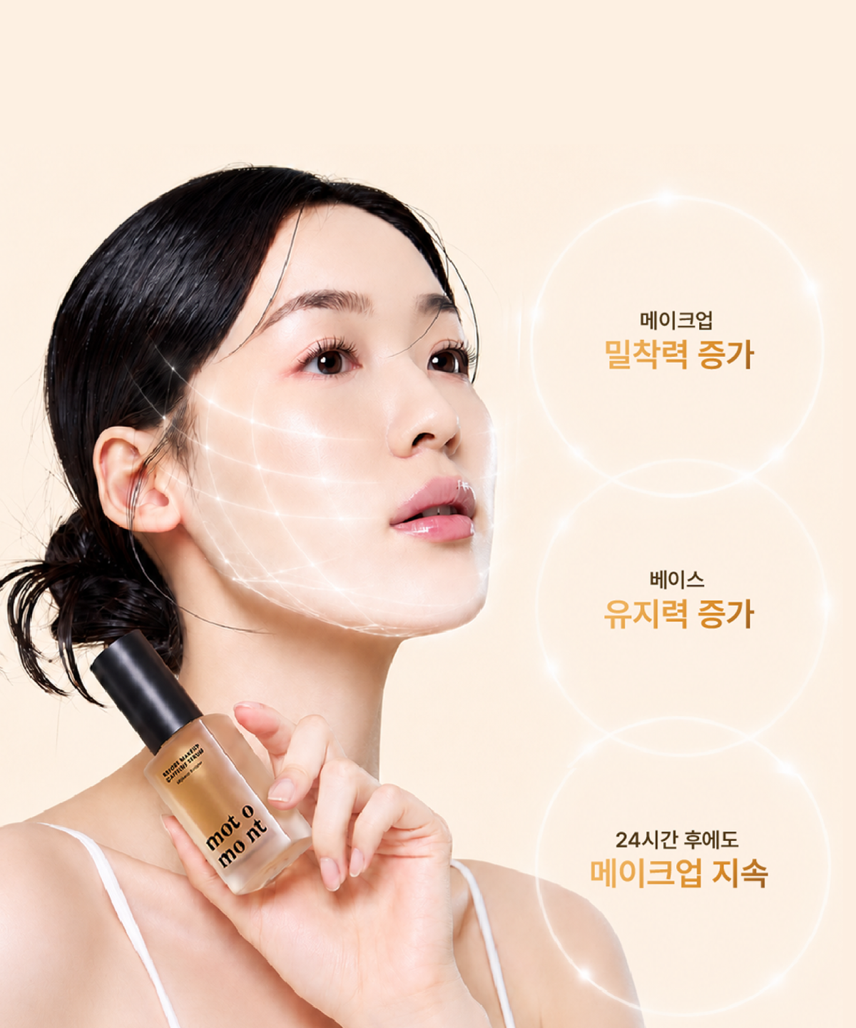 모토몬트(MOTOMONT) 화장 전 바르는 카페인 세럼 _ 30ml
