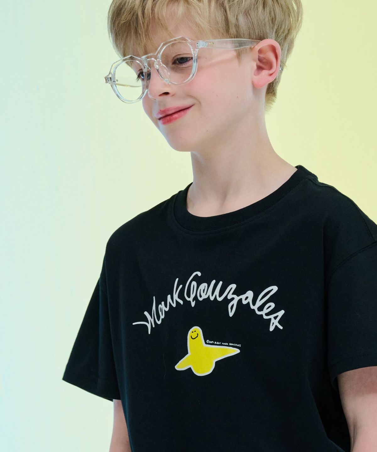 마크곤잘레스 키즈(MARK GONZALES KIDS) 심볼 빅 셋업_블랙_MG62UP20BK