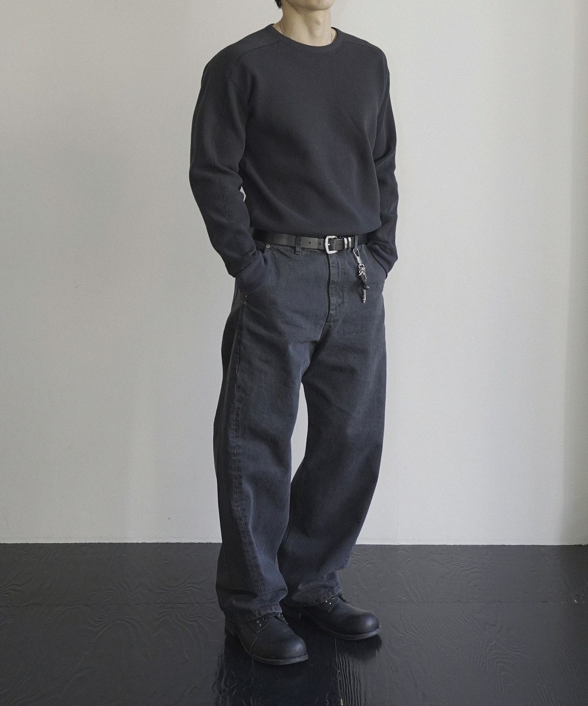 시도(SIIIIDO) JESSE WAFFLE T(NAVY)