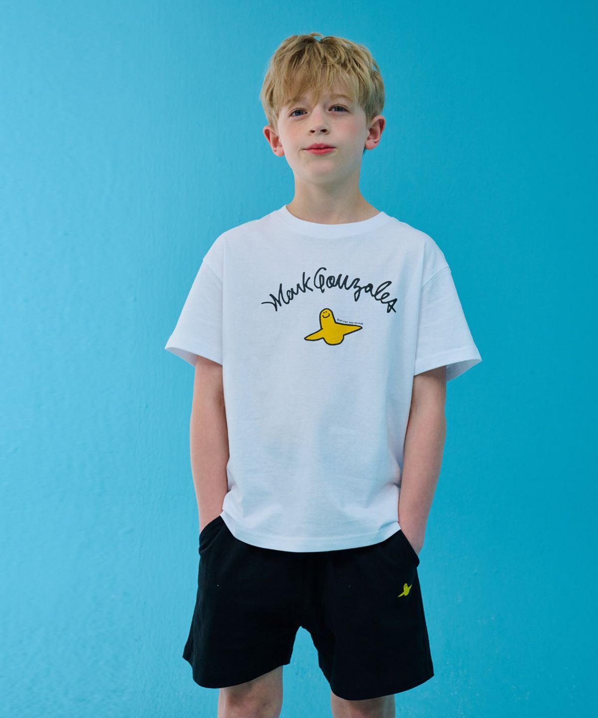 마크곤잘레스 키즈(MARK GONZALES KIDS) 심볼 빅 셋업_화이트_MG62UP20WH