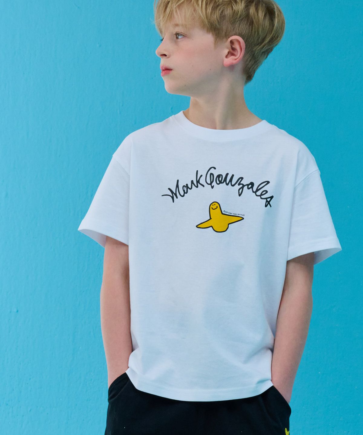 마크곤잘레스 키즈(MARK GONZALES KIDS) 심볼 빅 셋업_화이트_MG62UP20WH