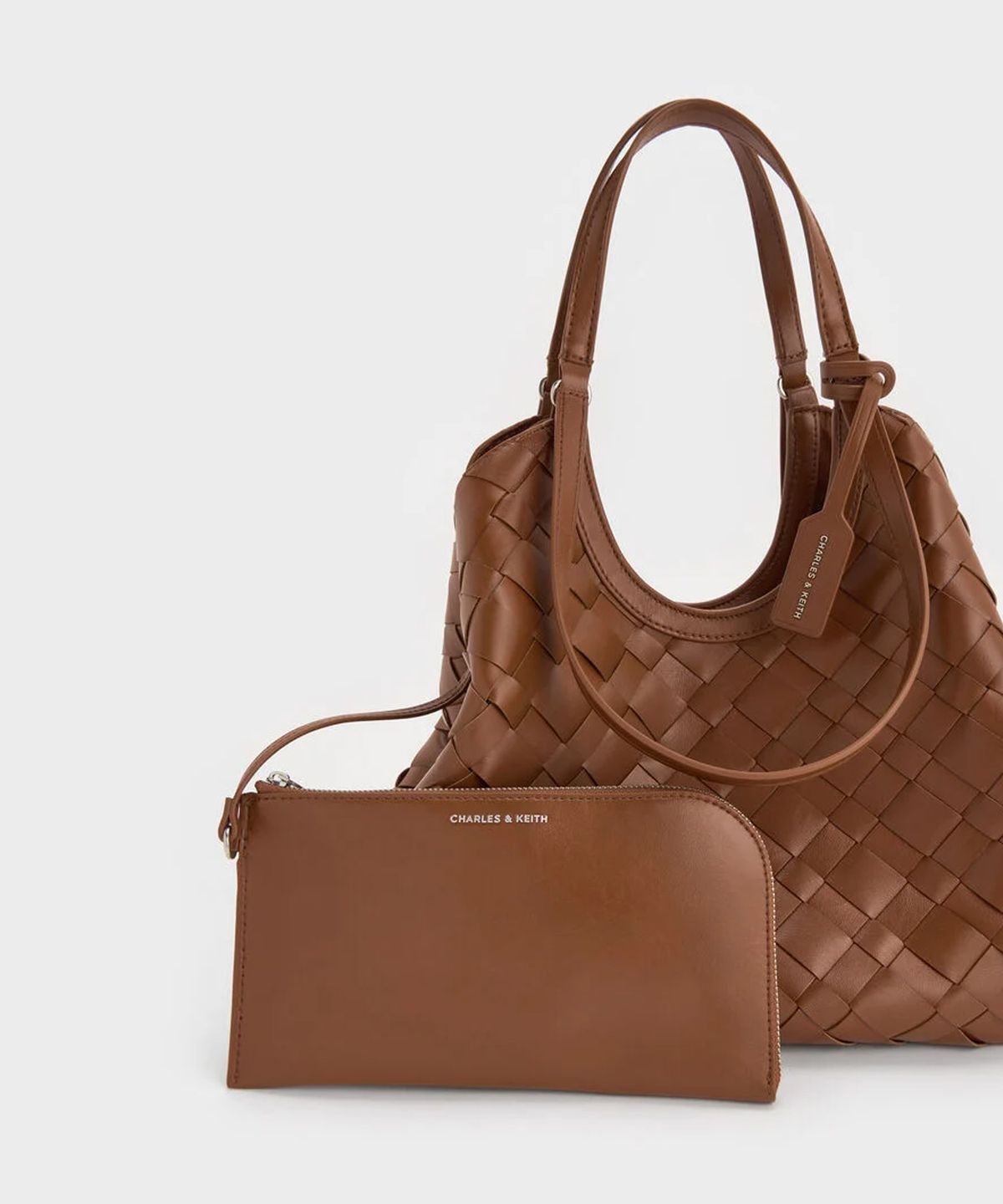 찰스앤키스(CHARLES & KEITH) 이벳 우븐 토트백 3colors CK2-30701583