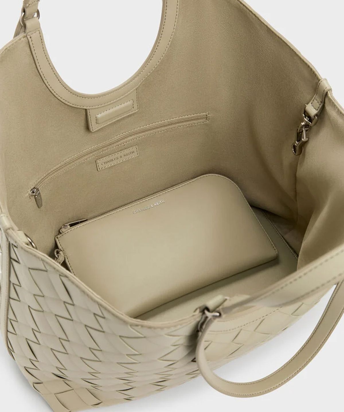 찰스앤키스(CHARLES & KEITH) 이벳 우븐 토트백 3colors CK2-30701583