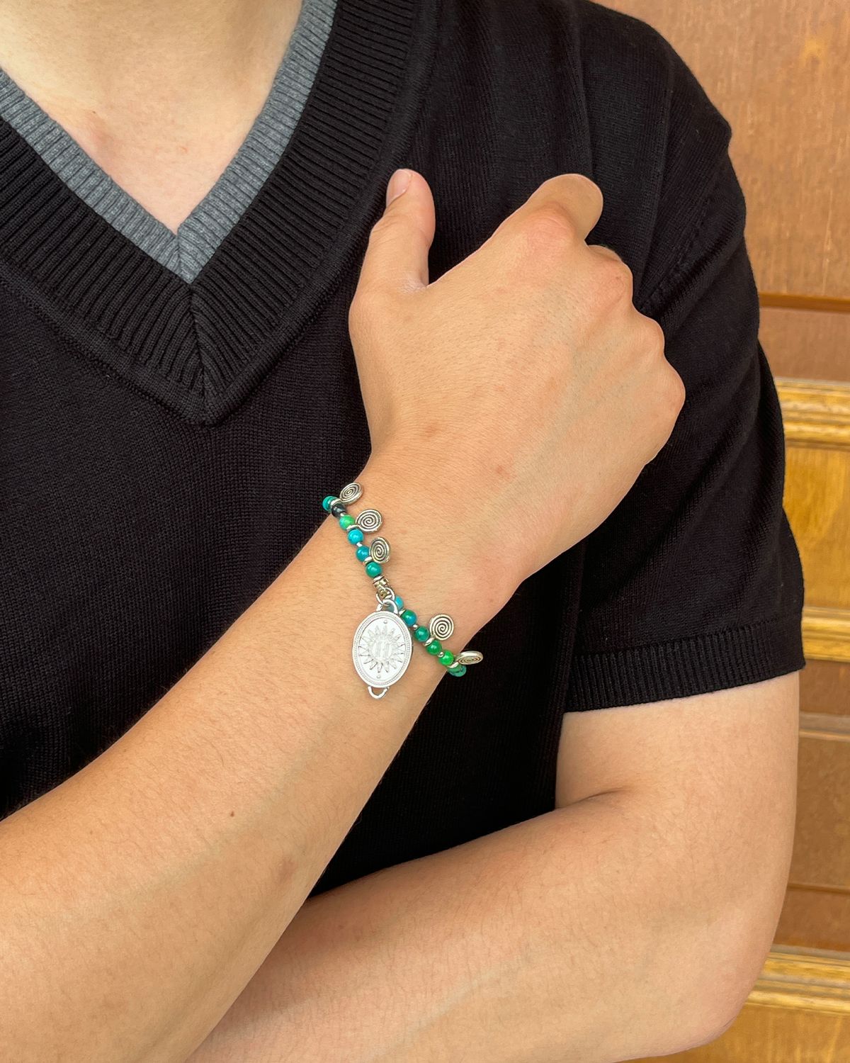 헬리오스(HELIOS) ETHNIC BRACELET #4 [TURQUOISE]
