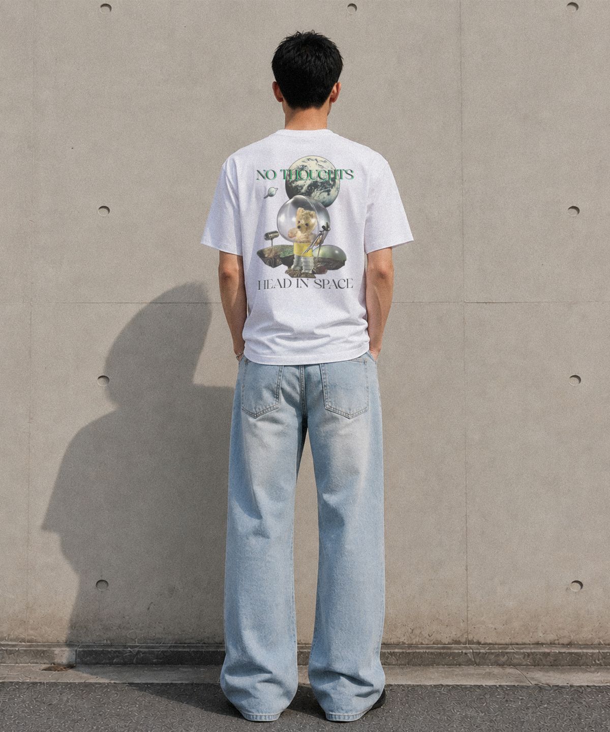 드리프트아웃(DRIFTOUT) 스페이스 테디 반팔 티셔츠 (3color)