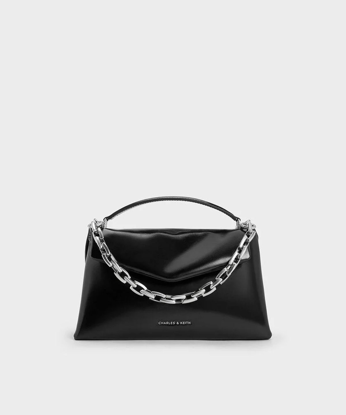 찰스앤키스(CHARLES & KEITH) 안드로메다 청키 체인 탑 핸들 백 2colors CK2-50271476