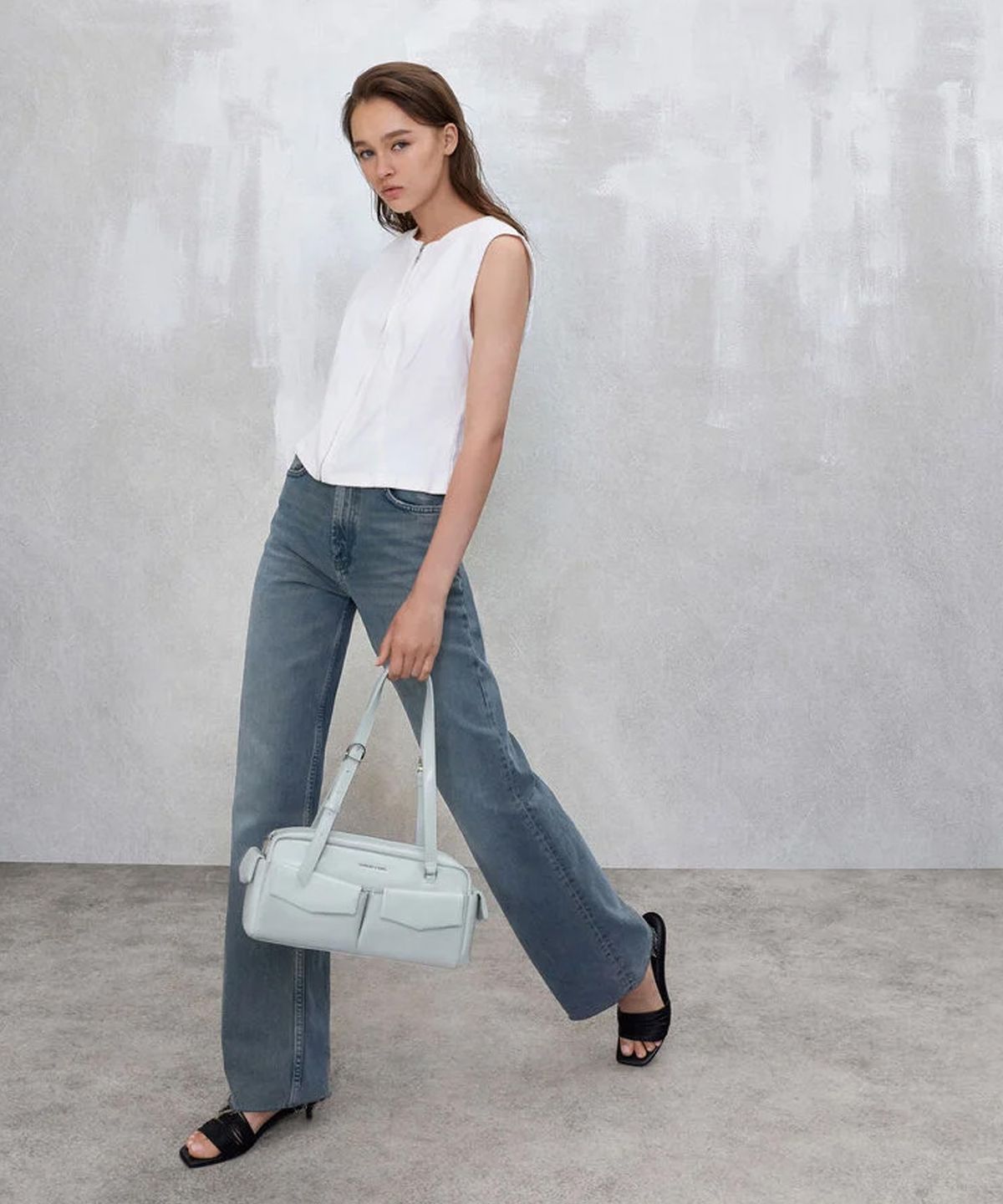 찰스앤키스(CHARLES & KEITH) 레이첼 이롱게이티드 멀티-포켓 숄더백 4colors CK2-20160187